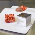 thumbnail image 4 of Ateco AT-4905, Square Stainless Steel Form, 2 by 1.75-Inches High, 4 of 4