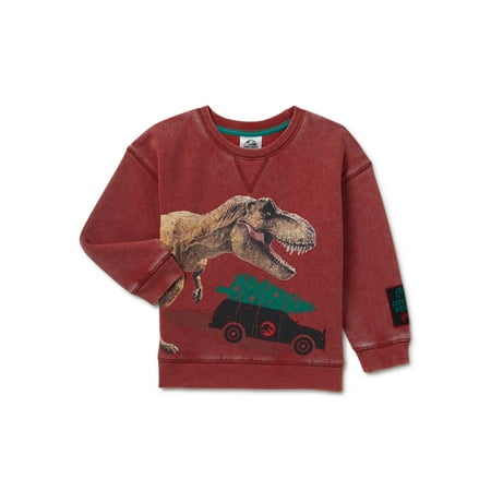 

Jurassic Park Baby and Toddler Boys Festive Crewneck Sweatshirt Sizes 12M-5T