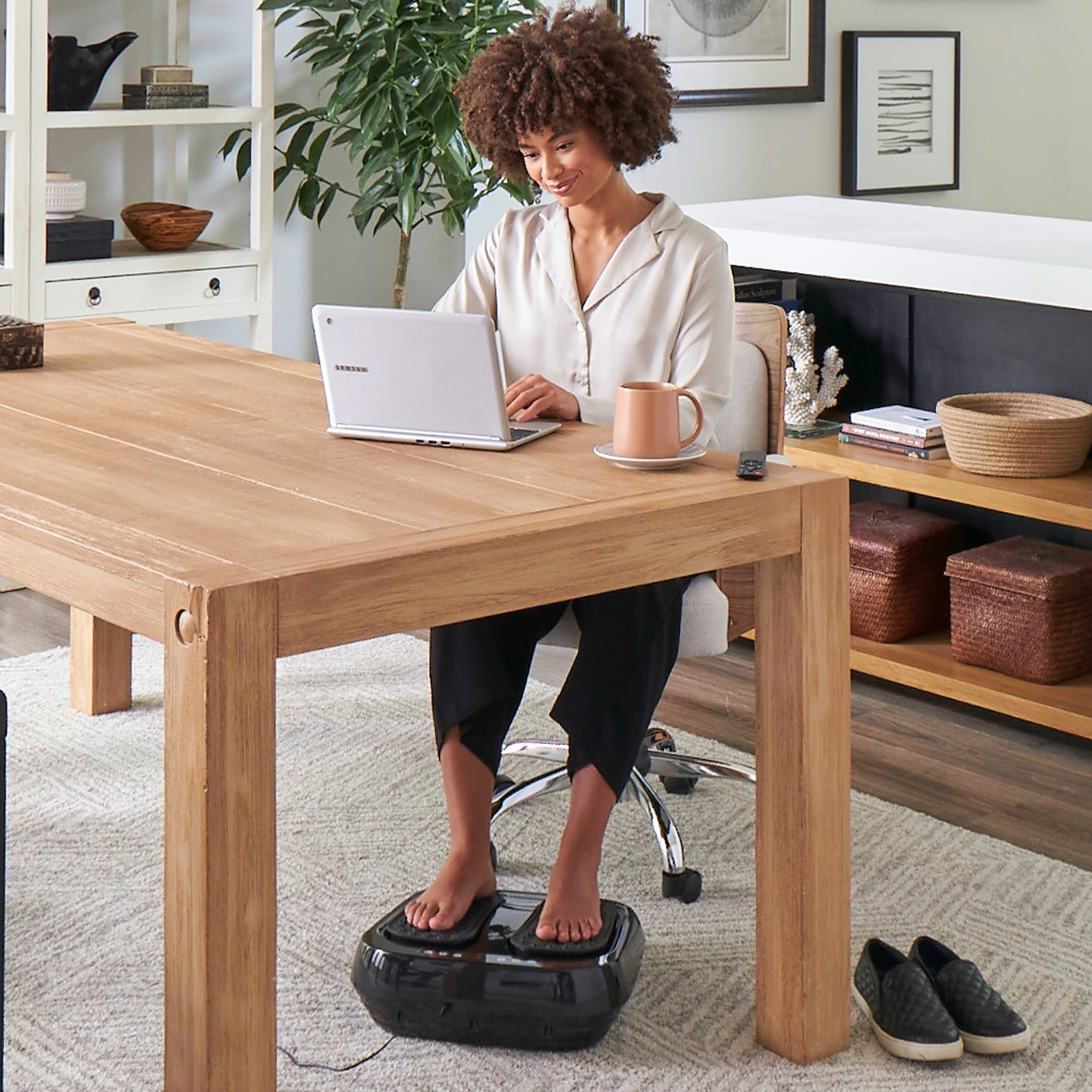 Bluestone Foot Massager - Vibrating Platform with Rotating