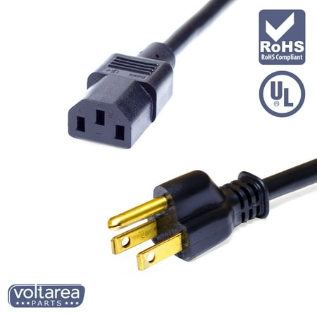 Power Cord Cable 6.6ft / 2m For LiveStrong LS10.0E Elliptical