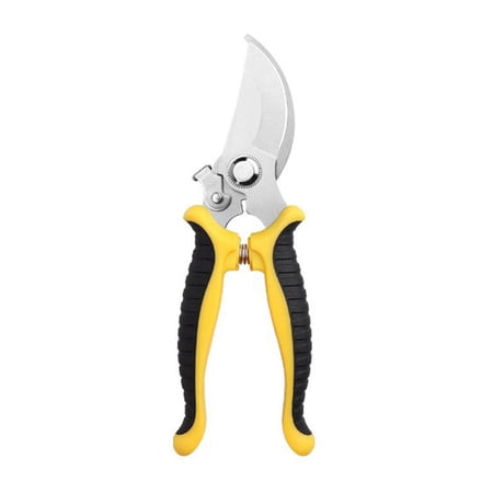 Beak Scissors Ergonomic Garden Supplies Secateurs Clippers Pruning Tree Trimmers Hand Pruner Pruning Shears Garden Shears YELLOW