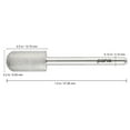 thumbnail image 3 of Pana Professional 1/8" Silver Smooth Top Large Barrel Carbide Bit - Fine, 3 of 9