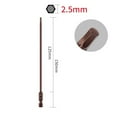 thumbnail image 1 of 150Mm H1.5-H6 Alloy Steel Magnetic Hex Head Screwdriver Bits Screw Driver Tools 2.5, 1 of 6