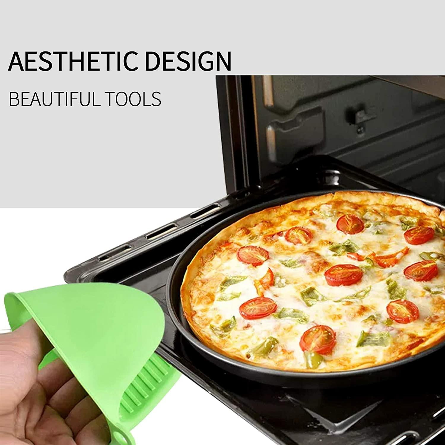 Aluminum Pizza Pan Gripper Tongs Holder For Kitchen Baking Anti-Scald Plate  Pot Pan Bowl Gripper Barbecue Clamp Cookware - AliExpress