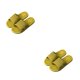 thumbnail image 2 of Minnieouse Zapatilla de baño de PVC Zapatillas de ducha impermeables y antideslizantes Zapatillas MÚLTIPLES OCASIONES Amarillo 2Conjunto, 2 of 6