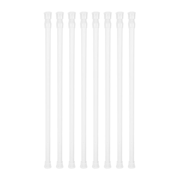 DTYUIER 8 Small Tension Rods 15.7 inch to 28 inch Spring Extendable