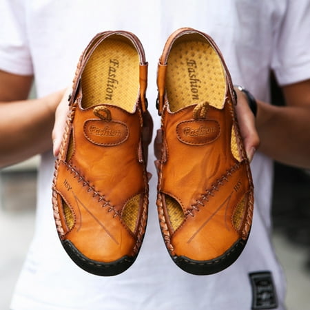 

Men Sport Close Toe Sandals Strap Athletic Adjust Sandals for Going Beach Side Wear