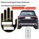thumbnail image 5 of Decoración de coche, luz con gesto de dedo con control remoto, luz Led para ventana trasera de coche, señal, accesorios para coche y camión Devil, 5 of 5