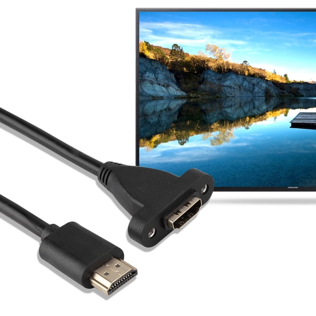 Extention Cable, Male To Female Adapter Full Metal-plated Interface High Speed For Camera For Projector