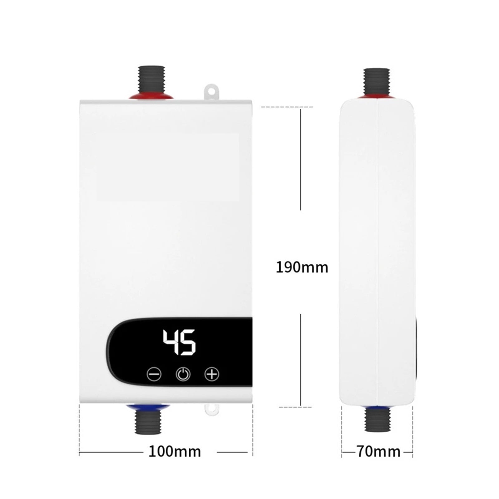 Instant Electric Water Heater 3500W Household Mini Small Frequency Conversion Constant Temperature Bath Shower Artifact ,Safety Protections