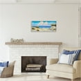 thumbnail image 2 of Stupell Industries Modern Cloudy Beach Nature Painting Gray Framed Art Print Wall Art, 30 x 13, 2 of 8