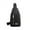 Black, variant on Sling Bag For Women Men, Casual Crossbody Sling Backpack