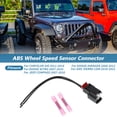 thumbnail image 2 of Conector del sensor de velocidad ABS para Dodge, Jeep, Ford, Mitsubishi, 2 pines, pigtail/socket 88861094/52125003AB, juego de cableado con termorretráctiles, 2 of 8
