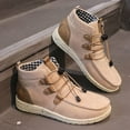 thumbnail image 4 of Womens Winter Laced-Front Ankle Boots,Warm Casual Fashion Comfortable Shoes, 4 of 6