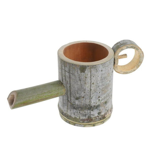 HLONK Bamboo Water Accessories Outdoor Fountain Spout Waterfall Garden Small Plants House Houseplant Fountains