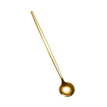 

Stainless Steel Coffee Spoon Milk Frother Long Handle Ice Cream Spoon Dessert Tea Spoon For Picnic Long Handled Spoon Cutlery