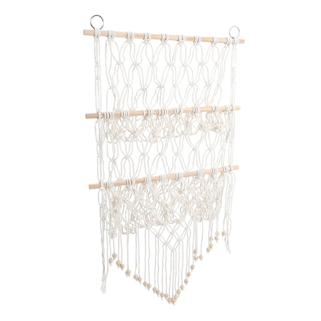 TABLZONE Multiuse Plush Storage Net Cotton Rope Hanging Hammock for Stuffed Animals and More