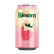 Bloom Pop Prebiotic Soda, Strawberries & Cream, 12 fl oz Can