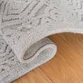 thumbnail image 5 of SAFAVIEH Textural Dinah Geometric Area Rug, Silver, 8' x 10', 5 of 7
