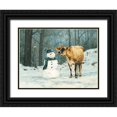 thumbnail image 1 of Mohr, Bonnie 32x25 Black Ornate Wood Framed with Double Matting Museum Art Print Titled - Well Hello There, 1 of 4