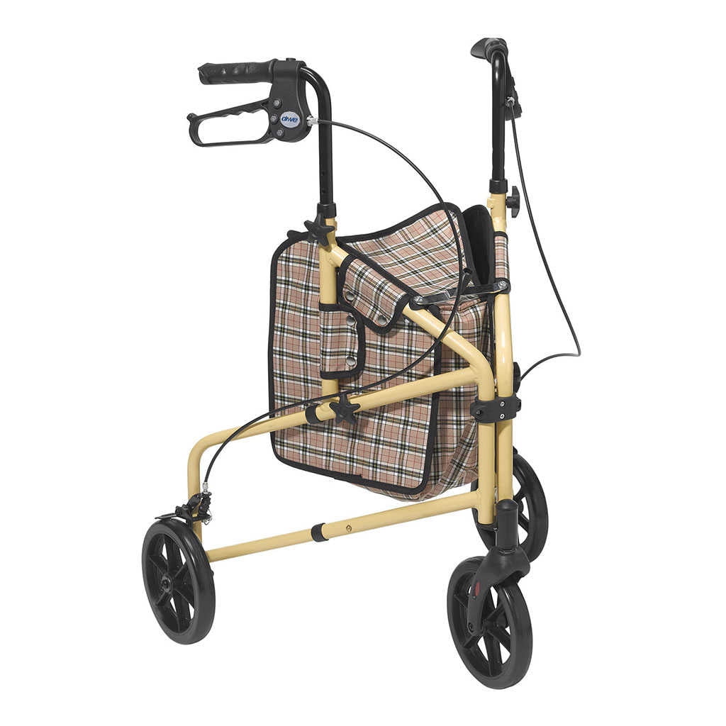Drive Medical Winnie Lite Supreme 3 Wheel Indoor/Outdoor Rollator Rolling Walker