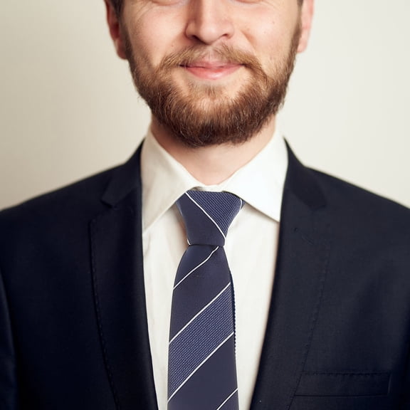 Baluue Men Neck Tie XF15 Elegant Zipper Tie Blue Polyester Silk 1Pack Easy to Clean