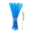 thumbnail image 2 of SATRINO 1000 Pcs Disposable Plastic Straws, DIY Creative Handmade Flower Straws - Disposable Fruit Juice Beverage Plastic Straw for Wedding Birthday Party(10.2inches), 2 of 8