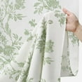 thumbnail image 2 of Psoiuetr Sage Green Shower Curtain Cotton Floral Cottagecore Shower Curtain for Bathroom 72" W x 72" L, 2 of 7