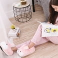 thumbnail image 2 of ZPAQI Bunny Bag Heel Plush Slippers Winter Warm Animal Slippers Home Slippers, 2 of 15