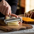 thumbnail image 4 of Stainless Steel Wire Cheese Slicer - Hand Held Cheese Cutter For Cheddar, Gruyere, Raclette, Mozzarella Cheese Block, 4 of 5