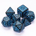 thumbnail image 4 of cusdie 7-Die Acrylic DND Dice, Druid Polyhedral Dice Set for Role Playing Game Dungeons and Dragons D&D Dice MTG Pathfinder, 4 of 5