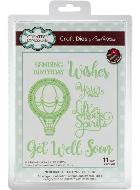 Creative Expressions Craft Dies By Sue Wilson-Necessities-Lift Your Spirits
