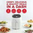 Dash DCAF200GBWH02 TastiCrisp Electric Air Fryer + Oven Cooker with