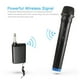 thumbnail image 2 of Micrófono inalámbrico JM sistema de micrófono inalámbrico Bluetooth dinámico con receptor VHF para karaoke canto iglesia discurso bodas conferencia en escenario, 2 of 7