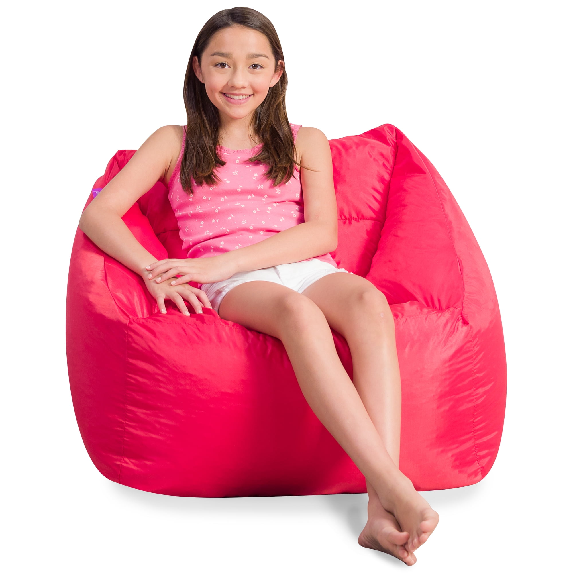 Posh Creations Bean Bag Chair, Red