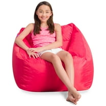 Posh Creations Coronado Bean Bag Chair, Kids, 2.3 ft, Red