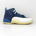 thumbnail image 1 of Ni - ke Ni - ke Mens Air Jordan 12 130690-404 Blue Basketball Shoes Sneakers Size 8.5, 1 of 5