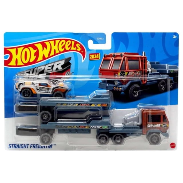 Truck Hauler Hot Wheels Super Rigs Straight Freightin 1:64