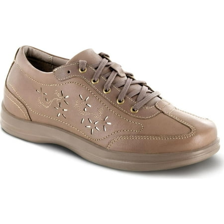 

Women s Apex Robyn Chop Out Lace-Up Oxford Tan Full Grain Leather 11 M