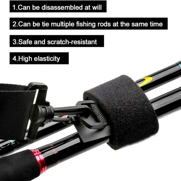 Fishing Rod Strap Adjustable Multi Functional Shoulder Belt Pole Strap 