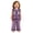 Purple, variant on CAIXIA Fall Outfit Toddler Girl Sleeveless Plaid Embroidered Vest Ruffle Long Pants 2-Piece 6M-4Y