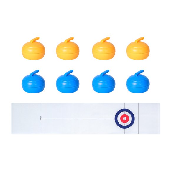 1 Set of Family Games Curling Game Toy Creative Tabletop Game Toy for Adults Kids