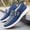 A6-blue-single shoes, variant on Spring Breathable Knitted Mesh Sneakers | Men'S Lightweight Casual Sports Shoes, Comfortable Running Shoes, Suitable for Multiple Occasions, Lace-up Closure, Low-Top Design, All-Season