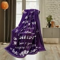 thumbnail image 2 of Birthday Gifts for Women Throw Blanket Happy Birthday Gifts Blanket Super Soft Flannel Throw Blanket Best Birthday Gifts Ideas Throw Blanket Happy Birthday Decorations 50"x 60", 2 of 6