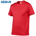 thumbnail image 1 of REDHOTYPE T-Shirt d'Été pour Hommes 100 % Coton Manches Courtes Col Rond Confortable Tops Unis, 1 of 3