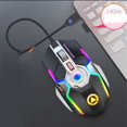 thumbnail image 5 of Computer Mouse, A5 Ergonomic Wireless RGB BacklitGaming Mouse for PC Laptop - Black, 5 of 5