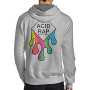 JKUI9 Men's Chance The Rapper Acid Rap Hoodies On The Back Ash
