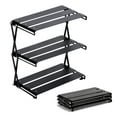 thumbnail image 4 of Mesa de picnic plegable para exteriores, escritorio portátil para acampar, plegable de 3 capas, 4 of 8
