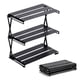 thumbnail image 4 of Mesa de picnic plegable para exteriores, escritorio portátil para acampar, plegable de 3 capas, 4 of 8