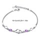 thumbnail image 5 of Pulseras para mujer, regalos para mujer, pulseras para mujer, tobilleras para hombre, pulsera con colgante de amor con personalidad y delicadas, adecuadas para todos los eslabones, pulseras para niña, 5 of 5